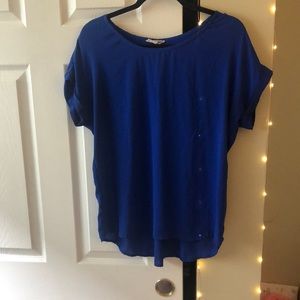Royal Blue Flowy Top